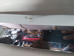 MOLDURA CROMADA GRADE SUPERIOR FUSION 2006 A 2009 DETALHE