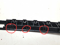 ACABAMENTO SAÍDA AR SUPERIOR AUDI Q3 2015 A 2019 PEQ/DETALHE