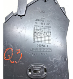 ACABAMENTO LATERAL ESQUERDA CONSOLE AUDI Q3 TSFI 2015 A 2019