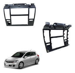 Moldura Difusor Painel Central Tiida 2008 Automatico