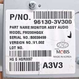 DISPLAY COMPUTADOR BORDO AZERA 2012 2013 2014 2015 2016 2017