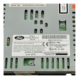 MÓDULO RÁDIO ORIGINAL RANGER MULTIMÍDIA EB3T-19C107-DJ