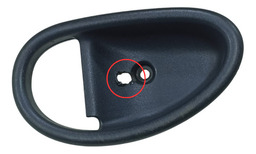 MOLDURA MAÇANETA PALIO 98/00 TRASEIRO ESQUERDA COM DEFEITO