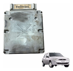 Módulo De Injeção Ford Fiesta 1.0 8v Gas Xs6f12a650 Ac Anil