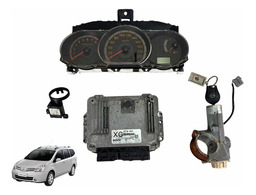 Kit Injeção Módulo Chave Nissan Livina 1.8 Manual 104 Mil Km
