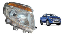 Farol Direito Ranger 2013 2014 a 2016 c/detalhes