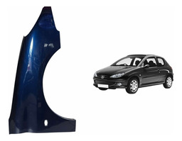 Paralama Direito Peugeot 206 1999 2000 a 2010 com detalhe