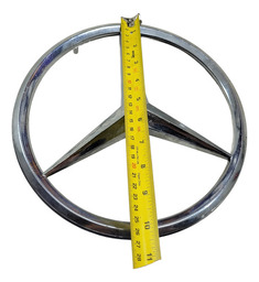 EMBLEMA ESTRELA CROMADA GRADE MERCEDES BENZ 1113/1938S 26CM
