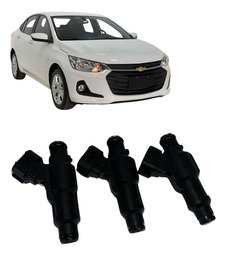 Kit 3 Bico Injetor Chevrolet Onix 1.0 Turbo Original