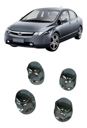 Kit 4 Porca De Roda Cromada Honda Civic Original