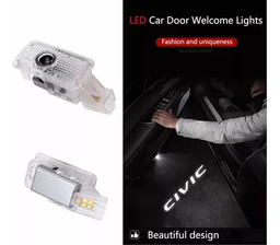 Projetor Honda Civic Luz Cortesia Porta Logo Civic