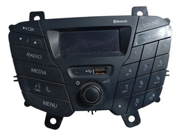 Frente Painel Do Rádio Mp3 Bluetooth Novo Ford Ka Original