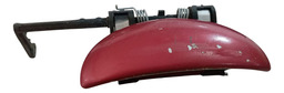 Maçaneta Externa D/d Peugeot 206 207 15085wb0 Vermelho Dianteira