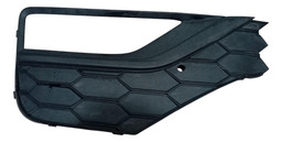 Moldura Grade Farol Milha Esquerdo Vw Amarok 2017 2h6807490a Preto Esquerdo
