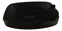Moldura Painel Central Usb Acendedor Kia Soul 2009 A 2013 Pre