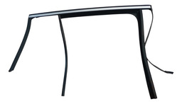 Friso Cromado Guarnição Porta T/d Vw Tiguan 12/17 5n0839432 Preto