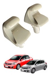 Par Presilha Suporte Quebra Sol Para Sol Nissan Tiida Tida
