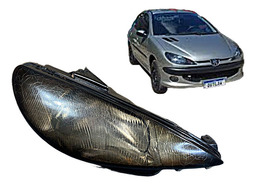 Farol Direito Peugeot 206 Máscara Negra 2006 2007 2008 2009