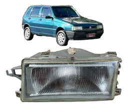 Farol Esquerdo Lente Vidro Uno 2000 2001 Paralelo