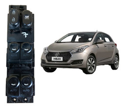 Botão Comando Vidro Dianteiro Esquerdo Hyundai Hb20 2019