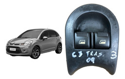 Botão Duplo Comando Vidro Console Citroen C3 2002 A 2012