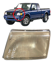 Farol Ford Ranger Esquerdo 1998 1999 2000 01 2002 2003 2004