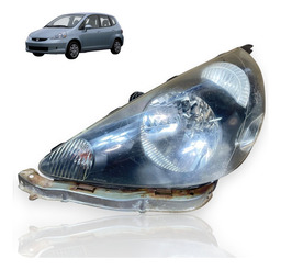 Farol Lado Esquerdo Honda Fit 2004 2005 2006 2008 Fume