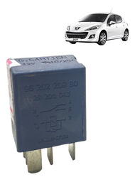 Mini Rele Aux 12v 30a 5 Pino Linha Peugeot Codigo 9620220980