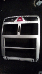 MOLDURA CENTRAL PAINEL C/ BOTÃO PEUGEOT 307 ORIGINAL