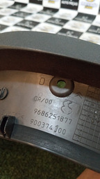 MOLDURA INFERIOR TAMPA TRASEIRA C4 PICASSO DIREITO 2012