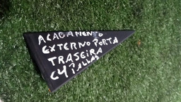 ACABAMENTO EXTERNO DA PORTA TRASEIRA ESQUERDA C4 PALLAS