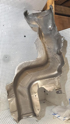 PROTECAO TERMICA ALUMINIO ESCAPAMENTO CITRO C3 1.6 16V 2012 