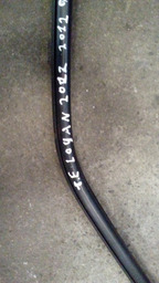 BORRACHA PORTA TRASEIRA ESQUERDA RENAULT LOGAN 2012