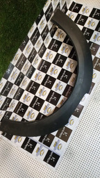 MOLDURA TRASEIRA ESQUERDA C4 CACTUS 2020 - COM  AVARIAS