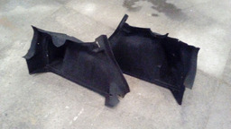 PAR DE FORRO CARPE LATERAL LD/LE PORTA MALA CITROEN C4 VTR 