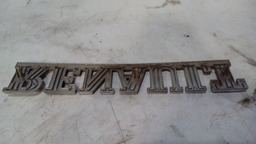 Emblema Escrito Renault