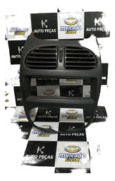 Moldura Painel Central C/ Difusores Dutos De Ar Peugeot 206