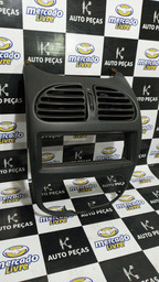 MOLDURA PAINEL CENTRAL C/ DIFUSORES DUTOS DE AR PEUGEOT 206