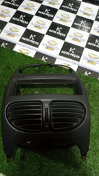 MOLDURA PAINEL CENTRAL C/ DIFUSORES DUTOS DE AR PEUGEOT 206