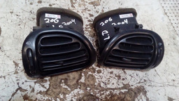 DIFUSOR SAIDA DE AR LADO DIREITO/ESQUERDO PEUGEOT 206