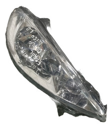 FAROL DIREITO PEUGEOT 206 FOCO DUPLO LENTE LISA 