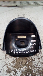 MOLDURA CENTRAL SEM BOTÃO DE ALERTA PEUGEOT 206 SW 2006