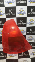 LANTERNA TRASEIRA ESQUERDA CLIO 98 A 2002 HATCH VERMELHA 