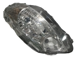 Farol Manual Cromado Lado Esquerdo Sandero 2012 Até 2014