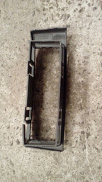 MOLDURA CENTRAL PAINEL RADIO RENAULT SCENIC 1.6 AVARIADA