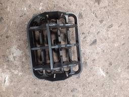 DIFUSOR AR CENTRAL LADO ESQUERDO CINZA RENAULT CLIO
