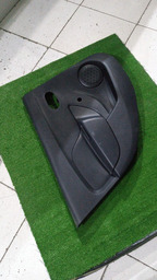 FORRO DE PORTA TRASEIRO ESQUERDO RENAULT LOGAN 2015 PRETO