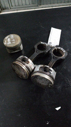 PISTÃO COM BIELA PEUGEOT 1.6 16V FLEX UNITARIO 77.6 MM