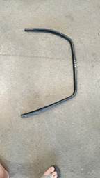 BORRACHA DE VIDRO CANALETA TRASEIRA DIREITA CITROEN C3 2012