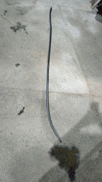 BORRACHA DA LATERAL DIANTEIRA ESQUERDA CITROEN C3 2012